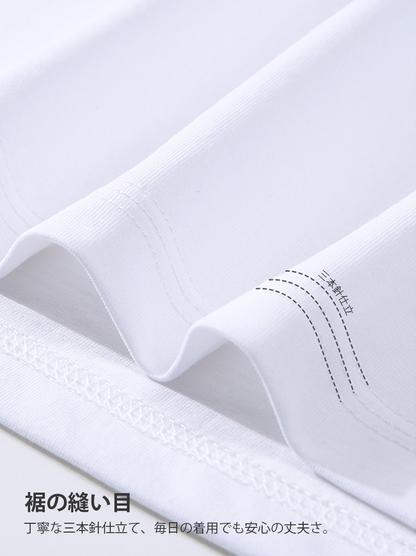 【🛡️最高レベルの抗菌・撥水・防汚加工✨】 突然の雨は止められないけれど…☔ Tシャツの下のあなたの肌は、濡らさせないよ🫧👕💖