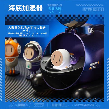 サブマリン加湿器|ミュージックミスト加湿器|リングミスト加湿器|卓上加湿器|未来感あふれる潜水艦型加湿器が、あなたのデスクにクールな雰囲気をプラス！